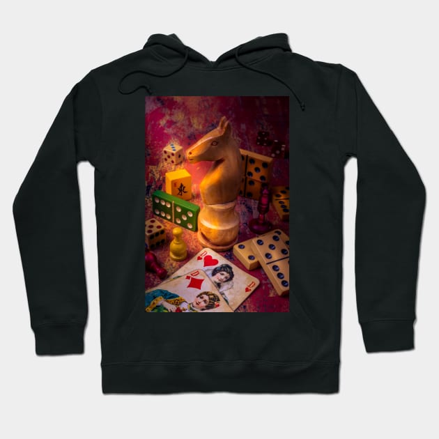 Game Night Still Life Hoodie by photogarry